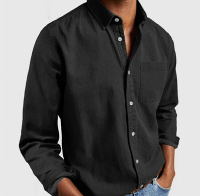 Chemise boutonnée décontractée pour hommes