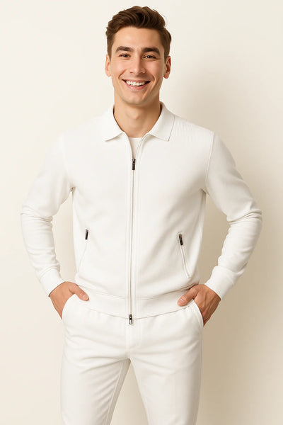 Ensemble Estival Tendance pour Homme – Blanc