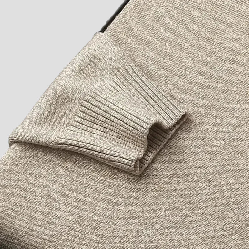 Pull à Col Roulé Classique pour Homme – Maille Élégante Quotidienne
