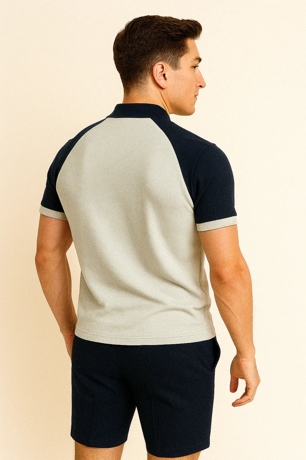 Ensemble Tendance pour Homme pour l'Été – Blanc et Bleu