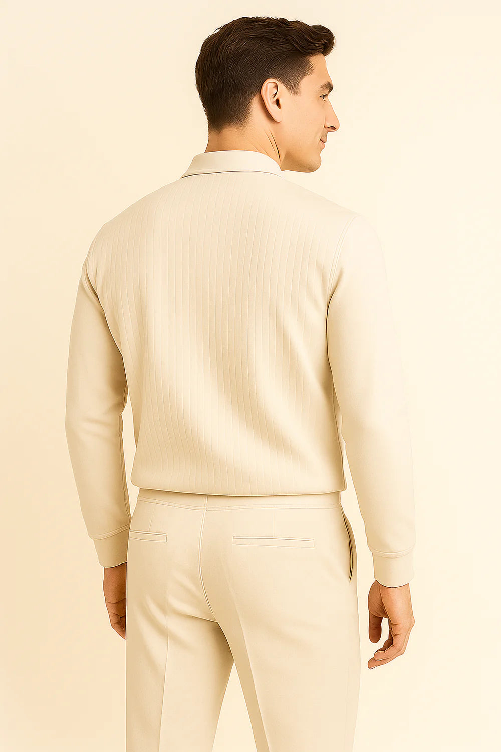 Ensemble Estival Tendance pour Homme – Beige