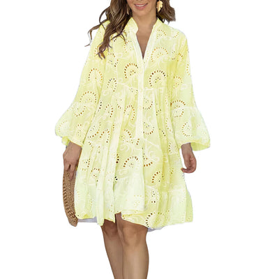 Robe chemise SyLace de style moderne pour femmes