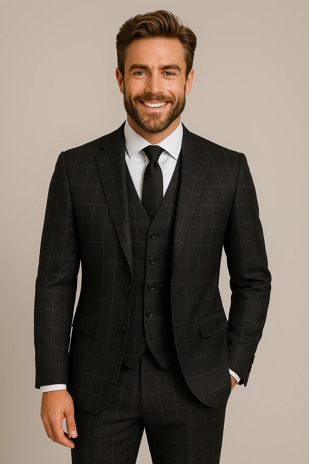 Costume classique 3 pièces pour hommes