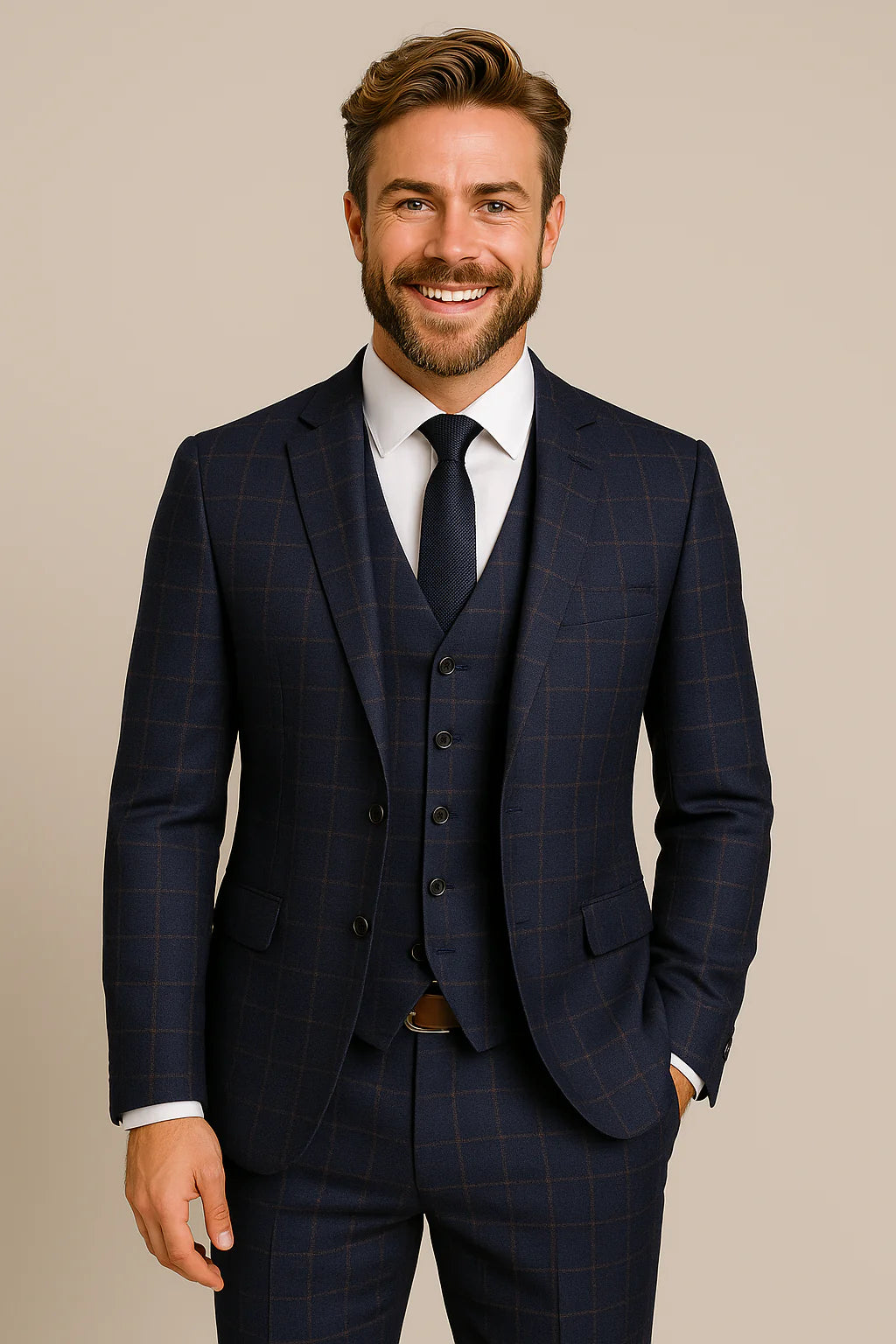 Costume classique 3 pièces pour hommes