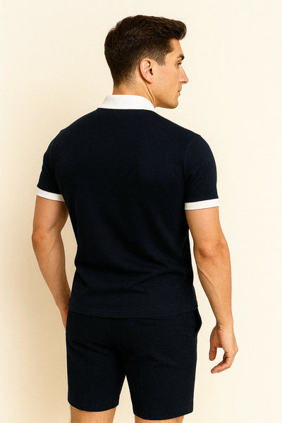 Ensemble Tendance pour Homme pour l'Été – Bleu et Blank