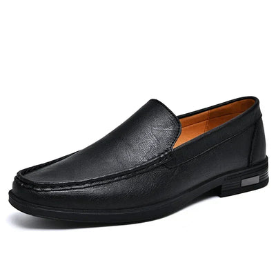 Mocassins à enfiler de style vintage pour hommes