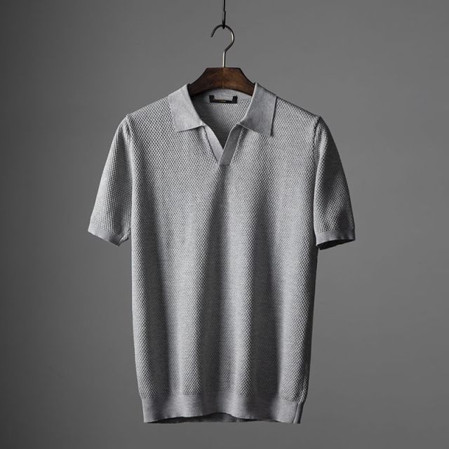 Polo en tricot pour hommes