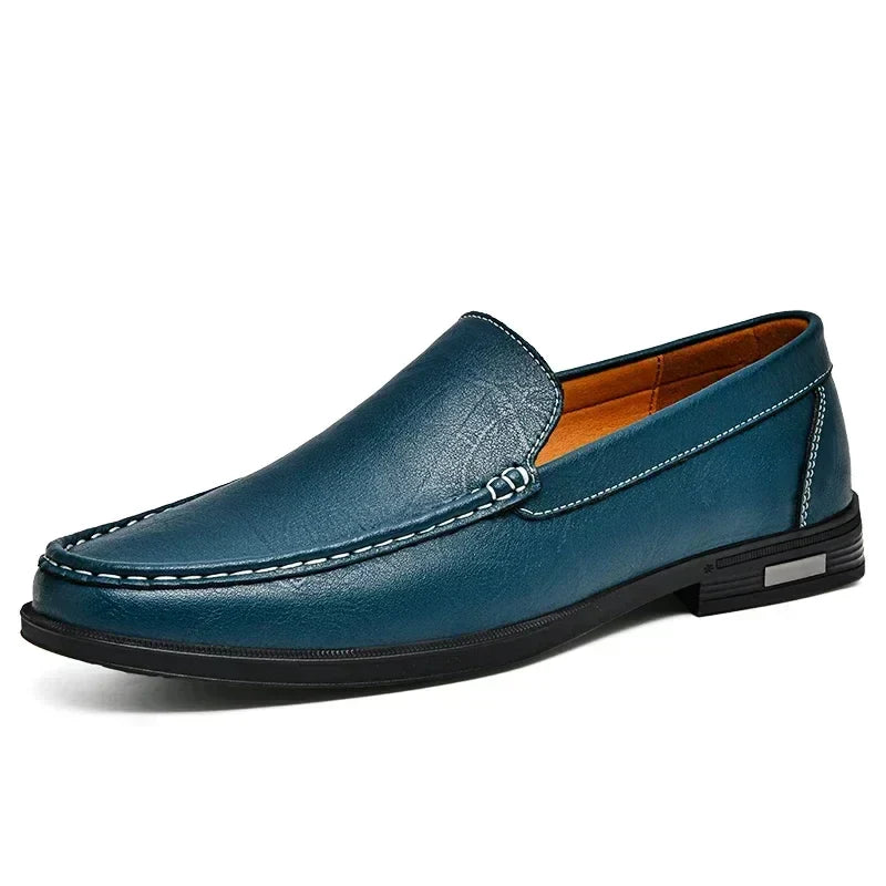 Mocassins à enfiler de style vintage pour hommes