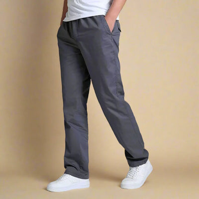Pantalon chino ample classique pour hommes