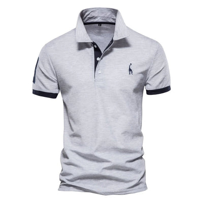 Polo à manches courtes et col boutonné pour hommes
