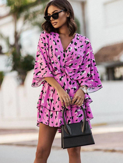 Robe polyvalente à col en V pour femmes